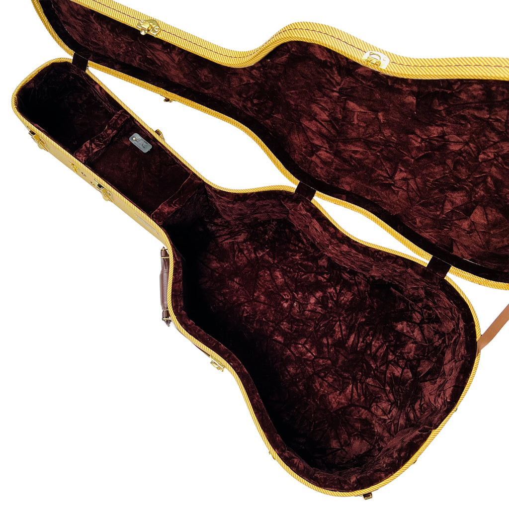 TKL Professional Dreadnought Archtop 6 String Guitar Case - Tweed - 4