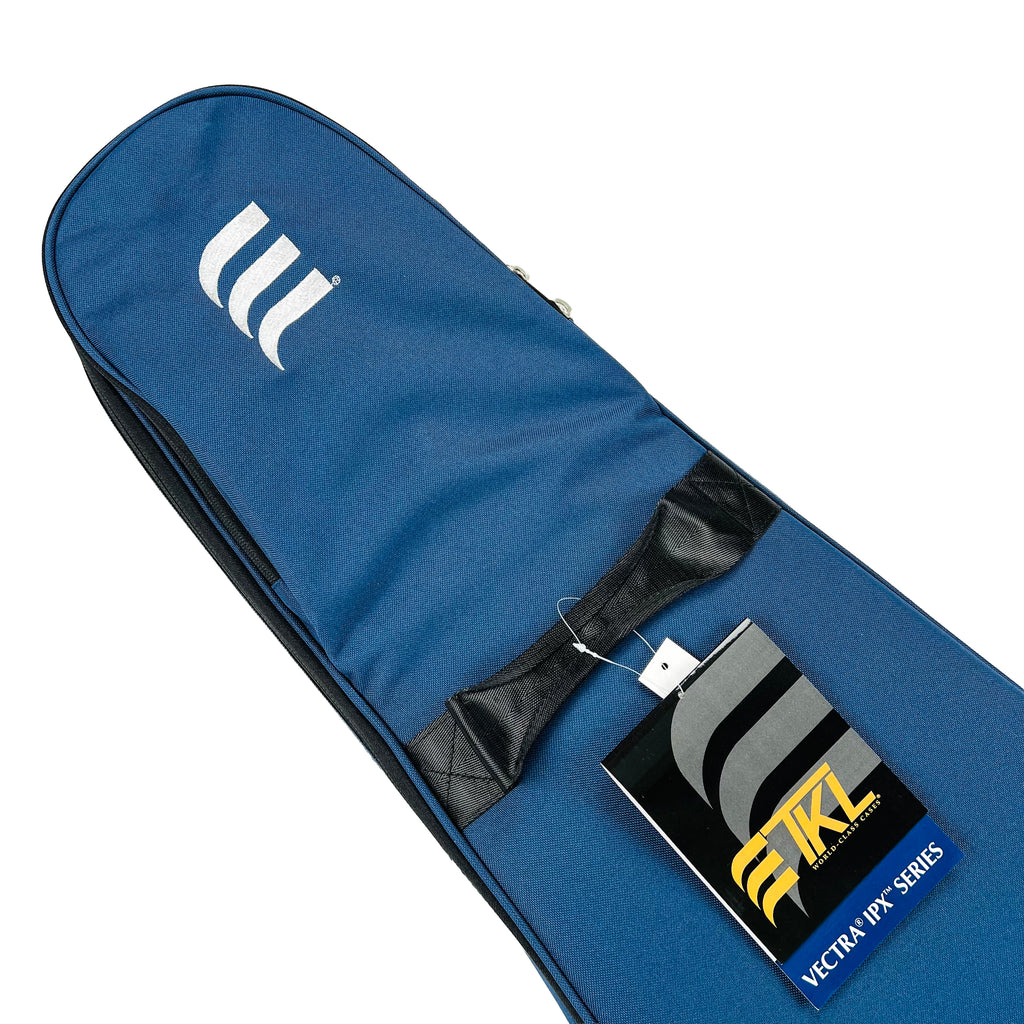 TKL Vectra IPX Electric Guitar Impact-X Case with Backpack Straps - Navy Blue - 2