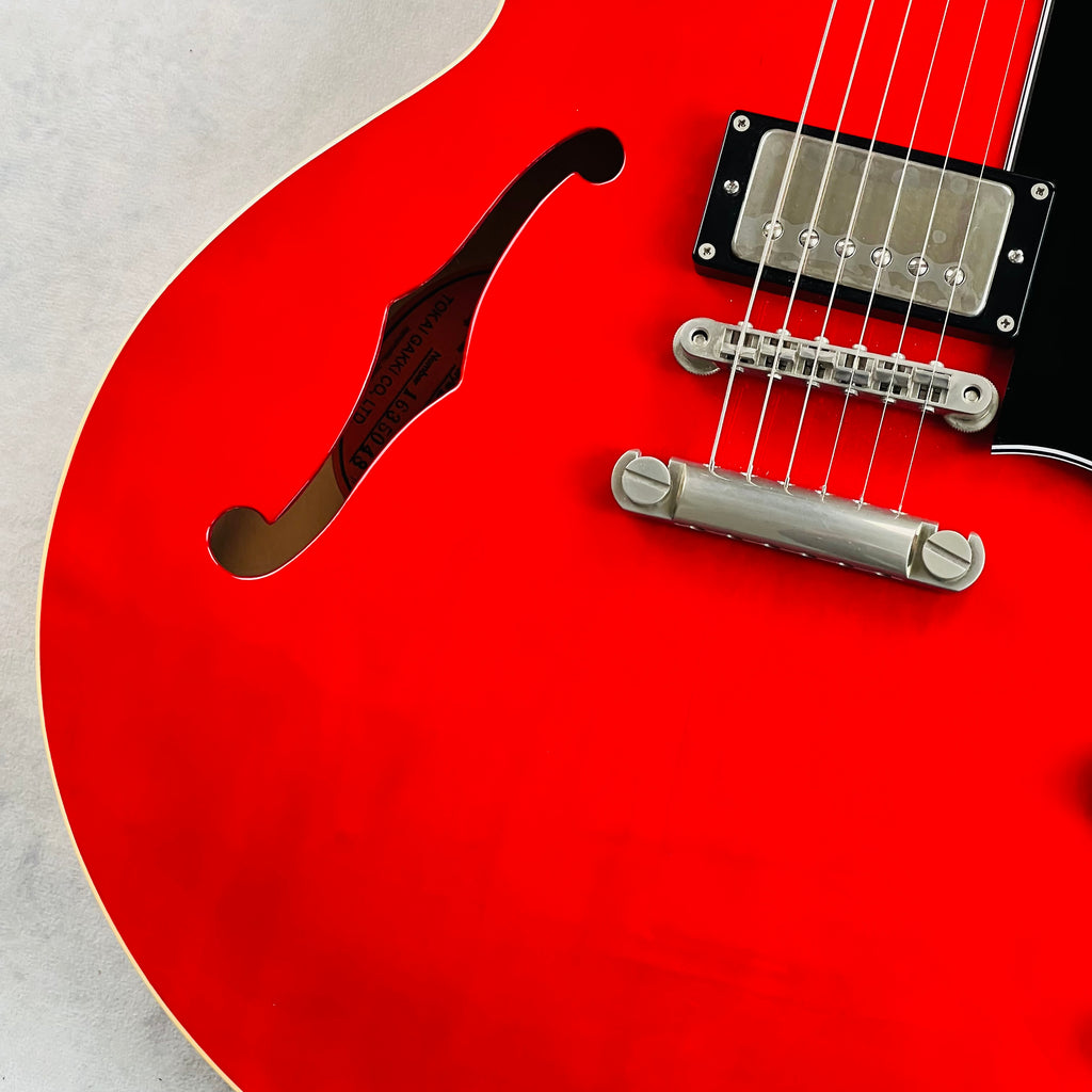 Tokai ES-156 SR Semi-Hollow Thinline 2016 - See Through Red - 4