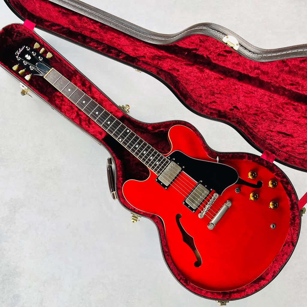 Tokai ES156 SR Semi-Hollow 2016 - See Through Red - 17