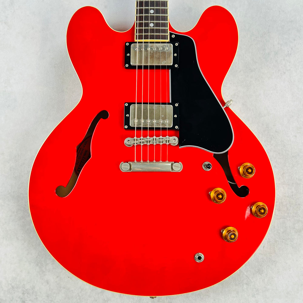 Tokai es-156 セミアコ Tokai ES156 SR Semi-Hollow 2016 - See Through Red | Tone Wolf