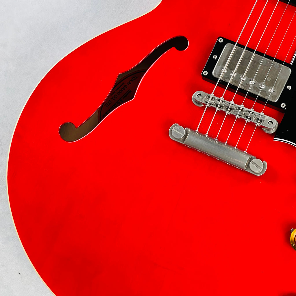 Tokai ES156 SR Semi-Hollow 2016 - See Through Red - 4