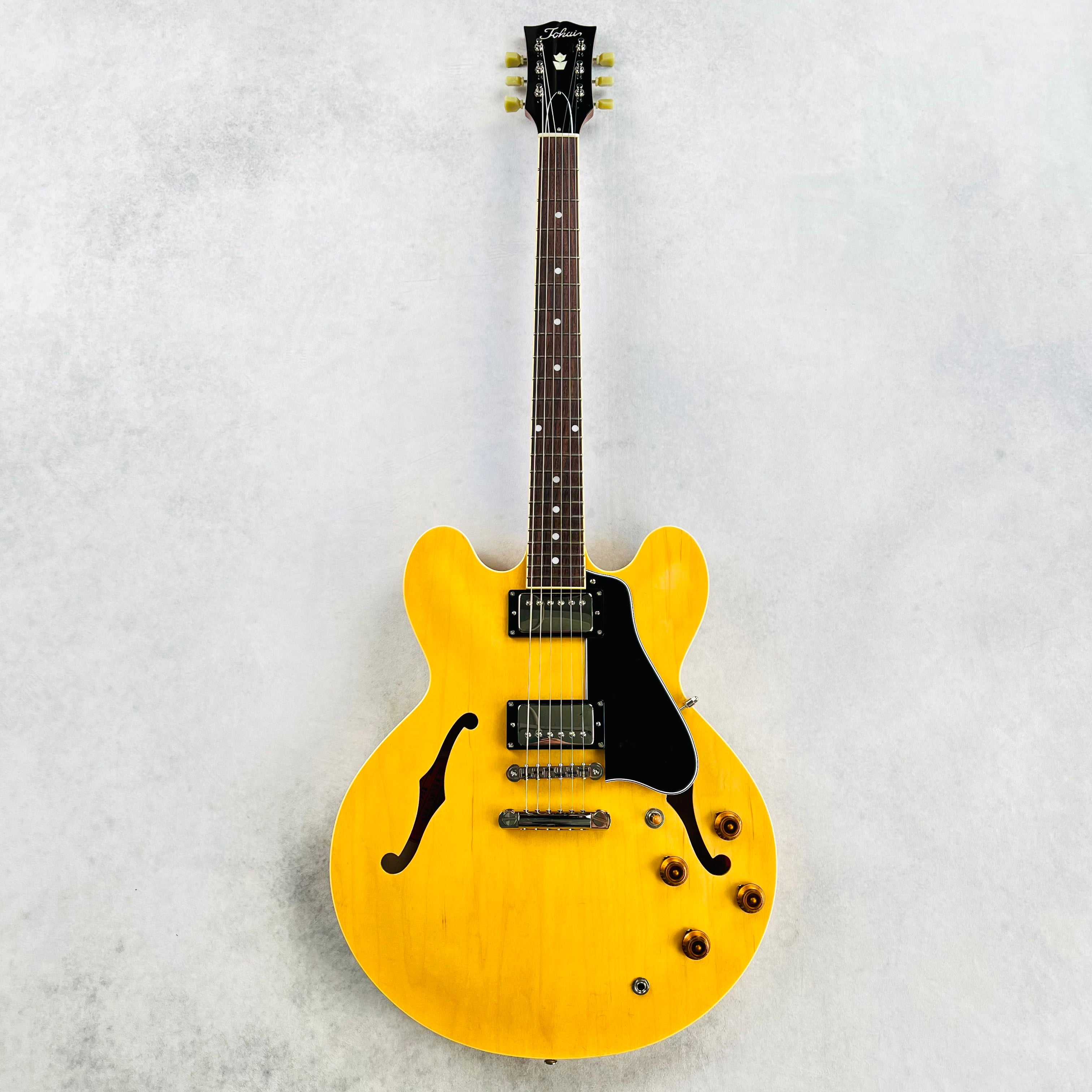 Tokai ES180 VNT Semi-Hollow Guitar 2022 - Vintage Natural | Tone Wolf