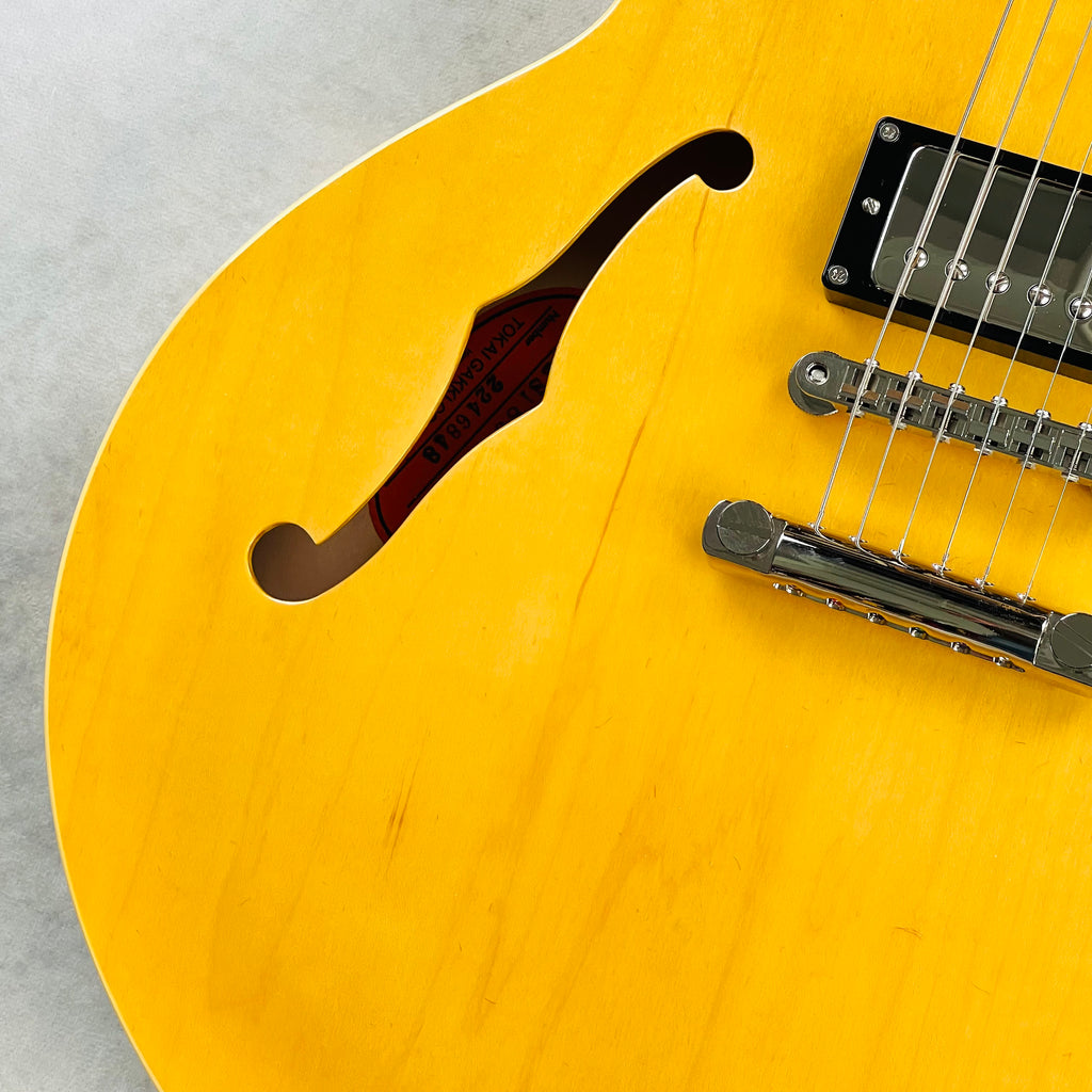 Tokai ES180 VNT Semi-Hollow Guitar 2022 - Vintage Natural - 4