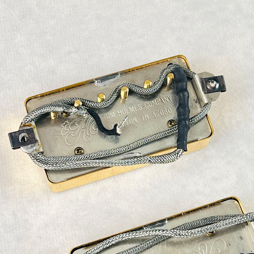 Tom Holmes H-450 & H455 Potted Humbucker Pickup Set - Gold - 6