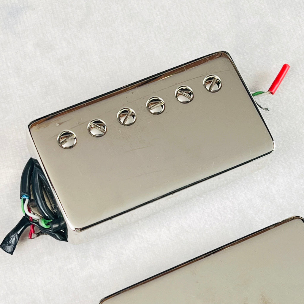 Tom Holmes H-450 & H455 Potted Humbucker Pickup Set - Nickel - 3