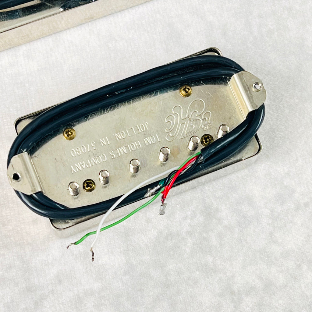 Tom Holmes H-450 & H455 Potted Humbucker Pickup Set - Nickel - 7
