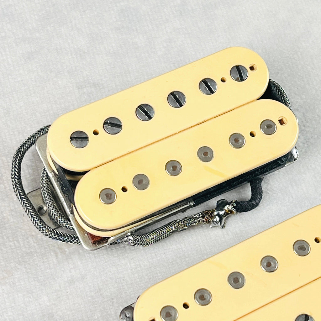 Tom Holmes H-450 & H455 Unpotted Humbucker Pickup Set - Double Cream - 2