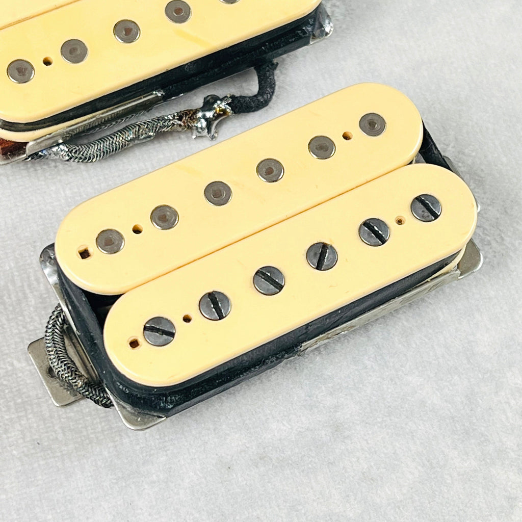 Tom Holmes H-450 & H455 Unpotted Humbucker Pickup Set - Double Cream - 3