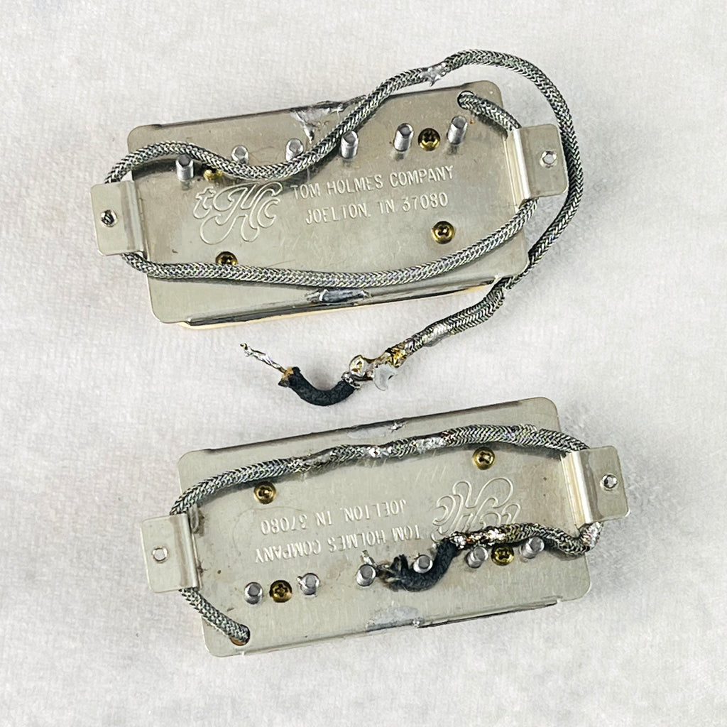 Tom Holmes H-450 & H455 Unpotted Humbucker Pickup Set - Double Cream - 4