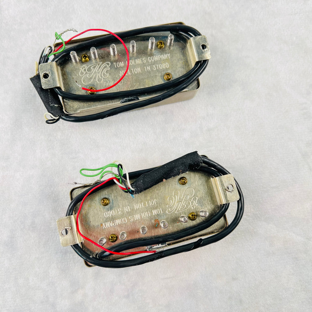 Tom Holmes H450 / H455 Humbucker Pickup Set - Aged Nickel - 2