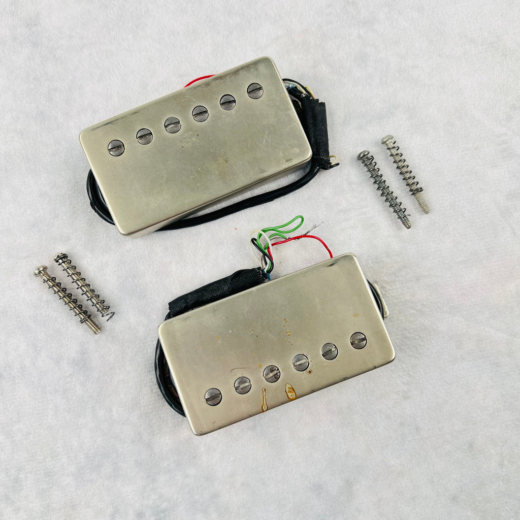 Tom Holmes H450 / H455 Humbucker Pickup Set - Aged Nickel - 6