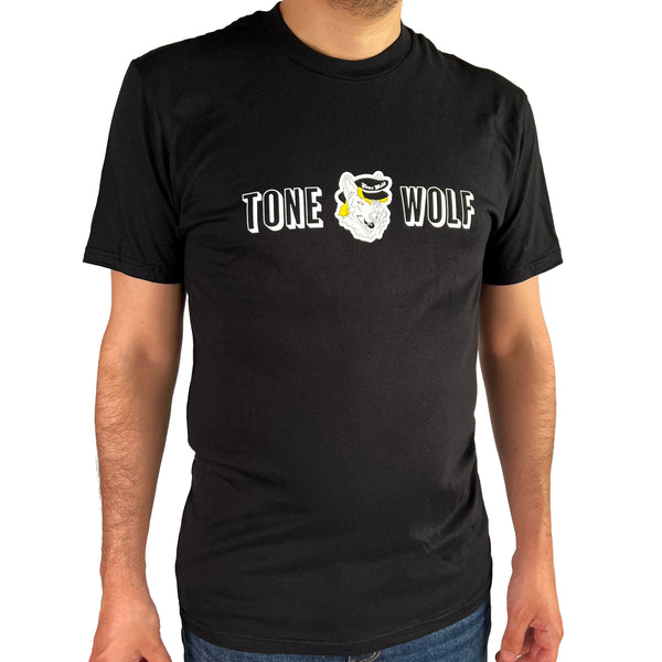 Tone Wolf Logo Wolf Head T-Shirt Mens - Black - 1