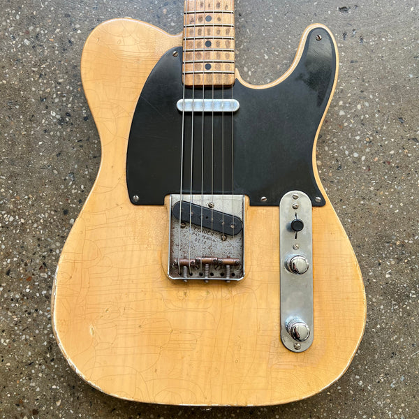 Tosch T-Style Fender Broadcaster Blackguard Relic Replica 2020s - Blonde - 1