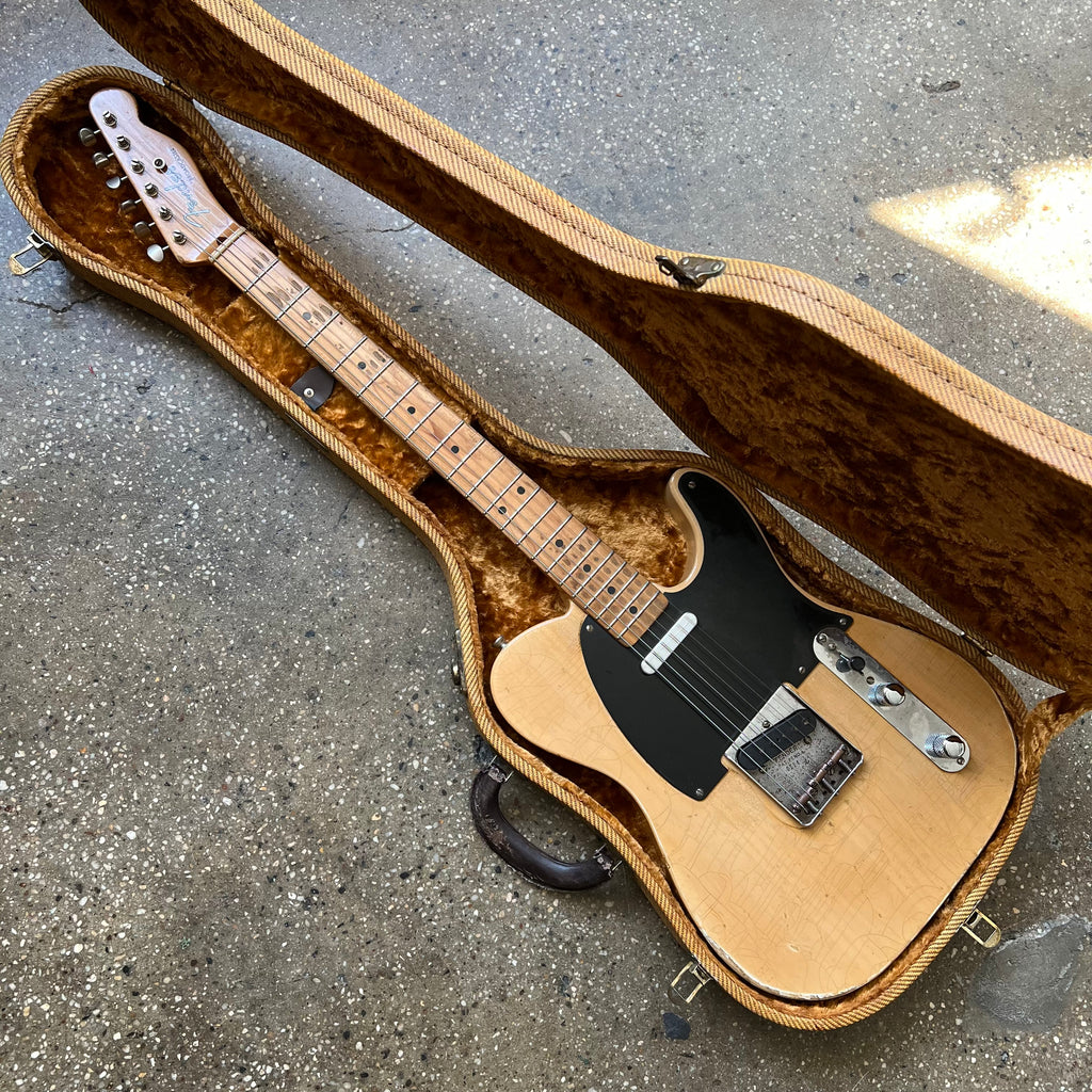 Tosch T-Style Fender Broadcaster Blackguard Relic Replica 2020s - Blonde - 30