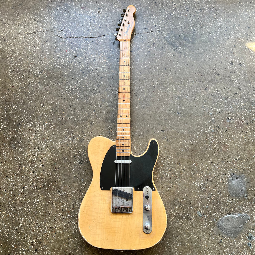 Tosch T-Style Fender Broadcaster Blackguard Relic Replica 2020s - Blonde - 2