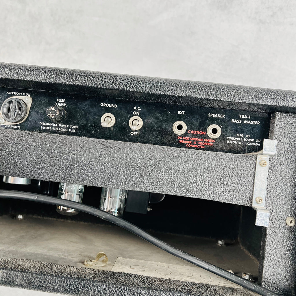 Traynor YBA-1 Bass Master Amplifier Head 1970s - Black - 13