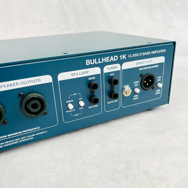 Trickfish Bullhead 1k 1000w Bass Guitar Amplifier Head 2024 - Blue - 10