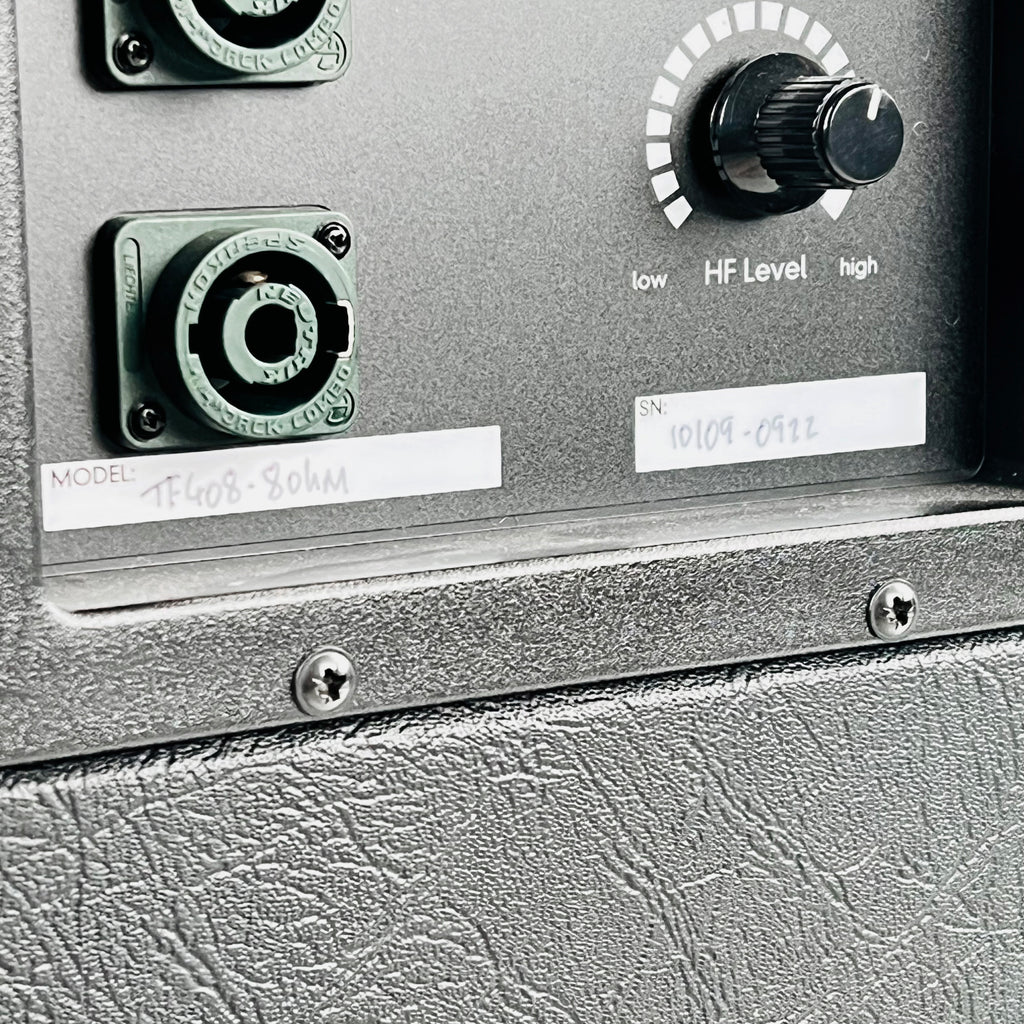 Trickfish TF408-8ohm Bass Guitar Speaker Cabinet 2024 - Black - 10