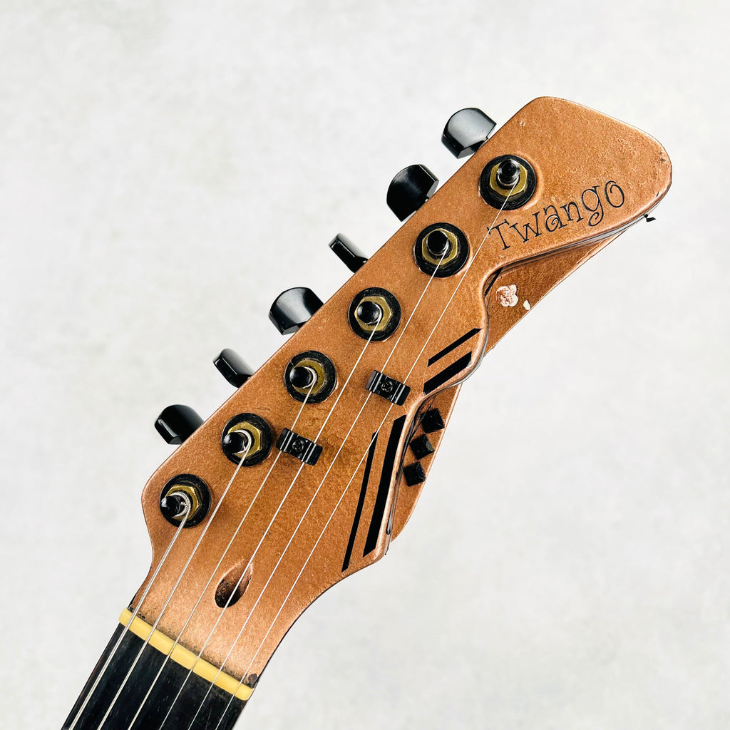 Twango Custom Partscaster with Lipstick Pickups 2000s - Copper Hammertone - 8