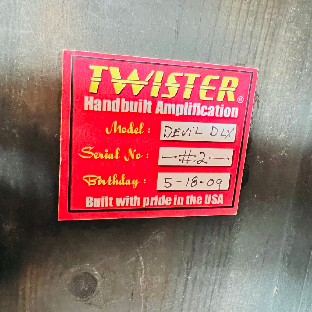 Twister Amplification Devil's Deluxe 1x12" Combo Amplifier 2009 - Black - 13