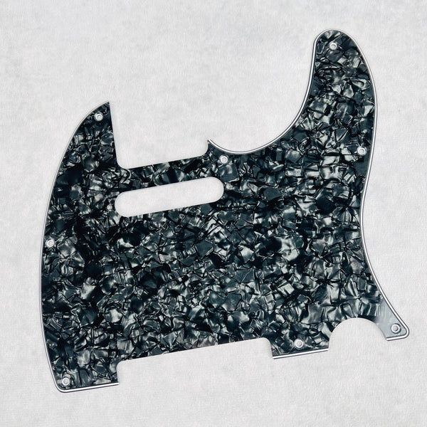 Telecaster Pickguard 8-Hole - Black Pearl - 1