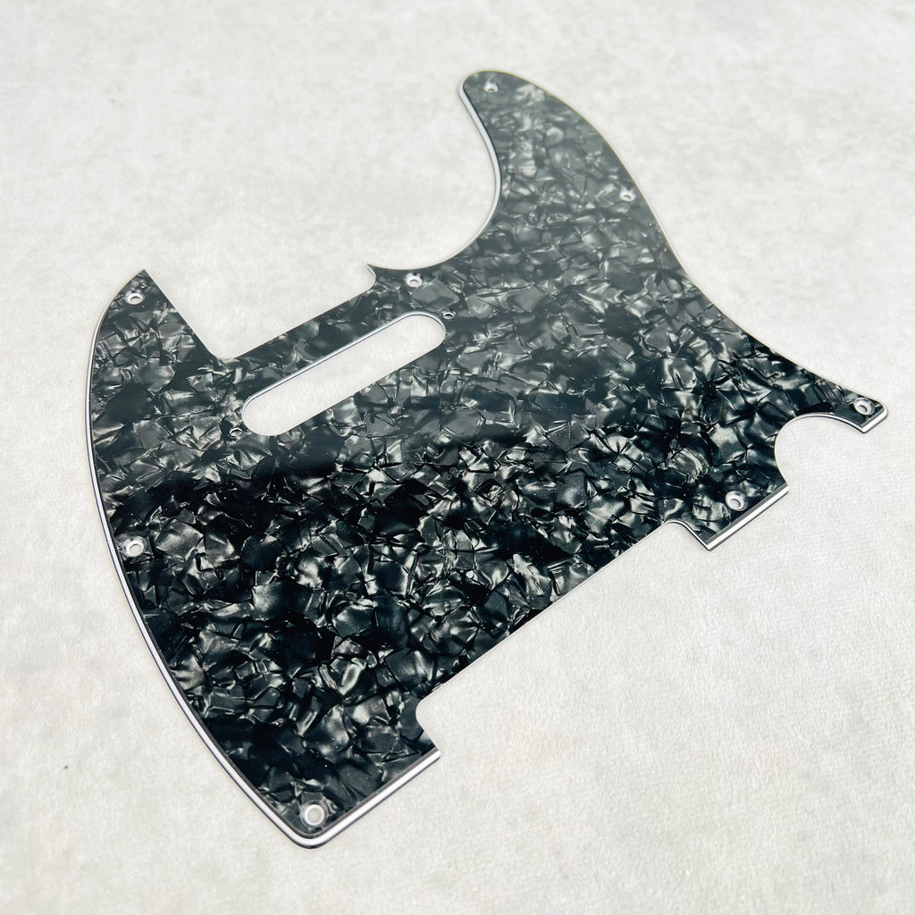 Telecaster Pickguard 8-Hole - Black Pearl - 2