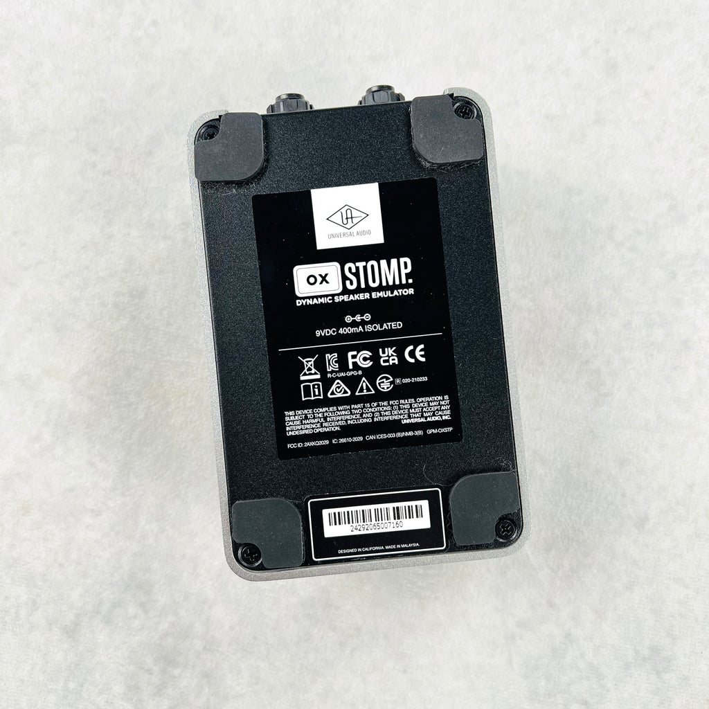 Universal Audio OX Stomp Dynamic Speaker Emulator 2020s - Silver - 4