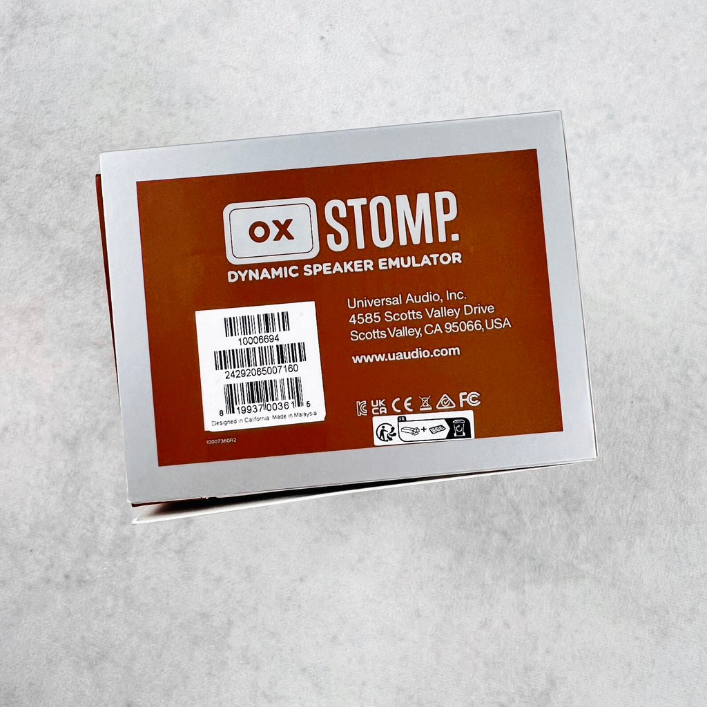 Universal Audio OX Stomp Dynamic Speaker Emulator 2020s - Silver - 8