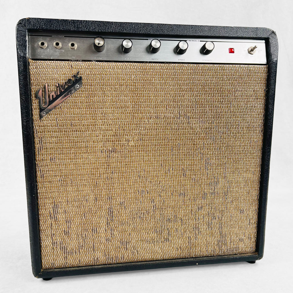 Univox U-155R 1x12" Combo Amplifier 1960s - Black - 1