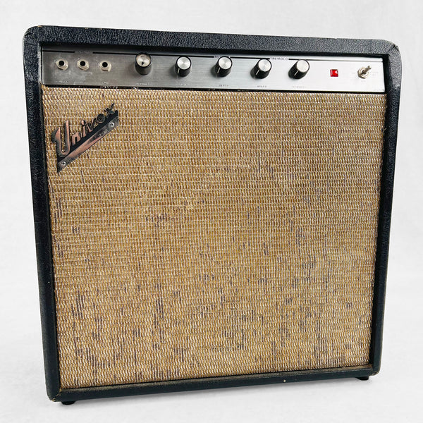 Univox U-155R 1x12" Combo Amplifier 1960s - Black - 1