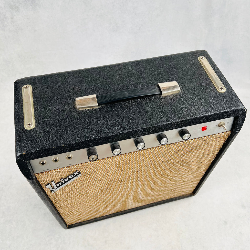 Univox U-155R 1x12" Combo Amplifier 1960s - Black - 2