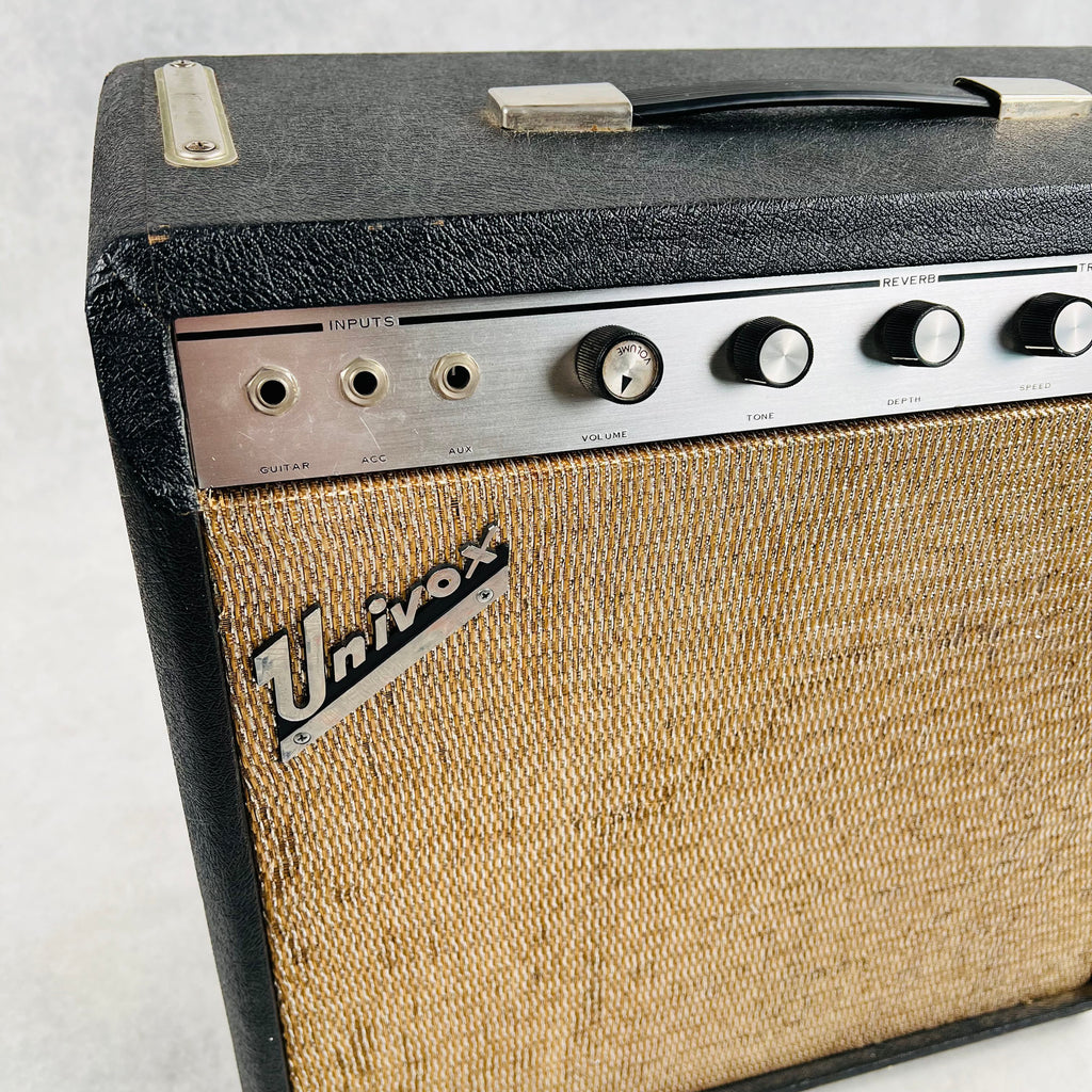 Univox U-155R 1x12" Combo Amplifier 1960s - Black - 3