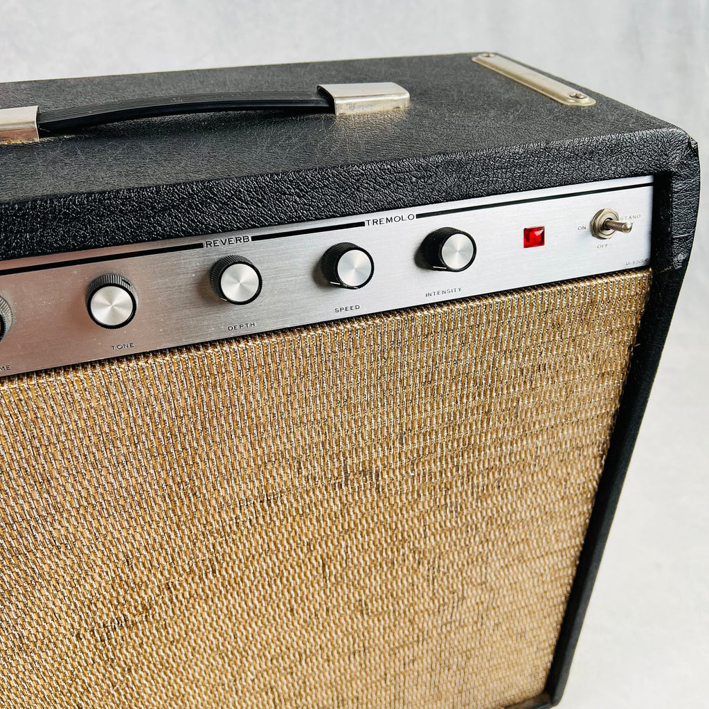 Univox U-155R 1x12" Combo Amplifier 1960s - Black - 4