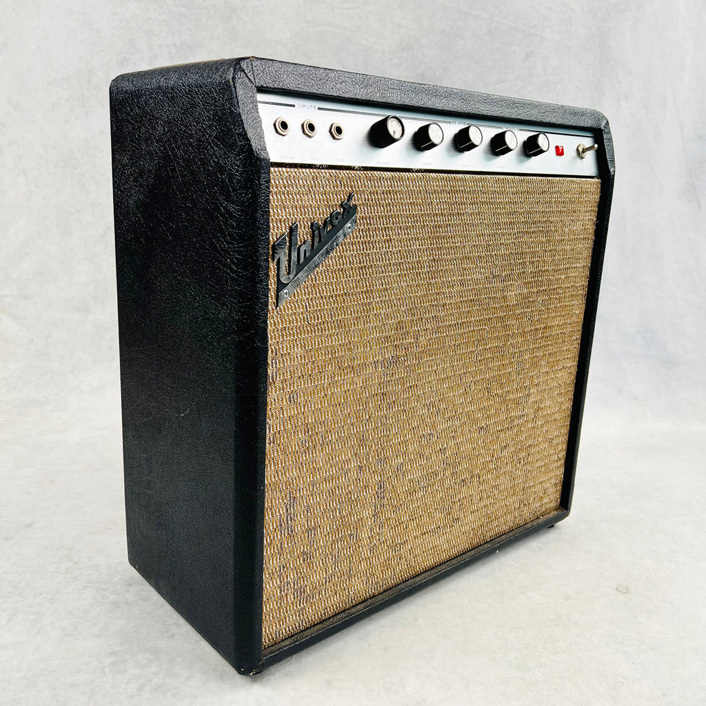 Univox U-155R 1x12" Combo Amplifier 1960s - Black - 6