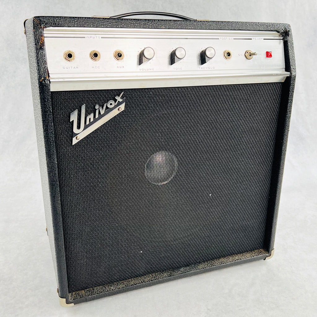 Univox U-45B 10w 1x12" Combo Amplifier with Tremolo 1968 - Black - 1