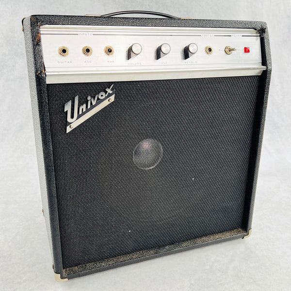 Univox U-45B 10w 1x12" Combo Amplifier with Tremolo 1968 - Black - 1