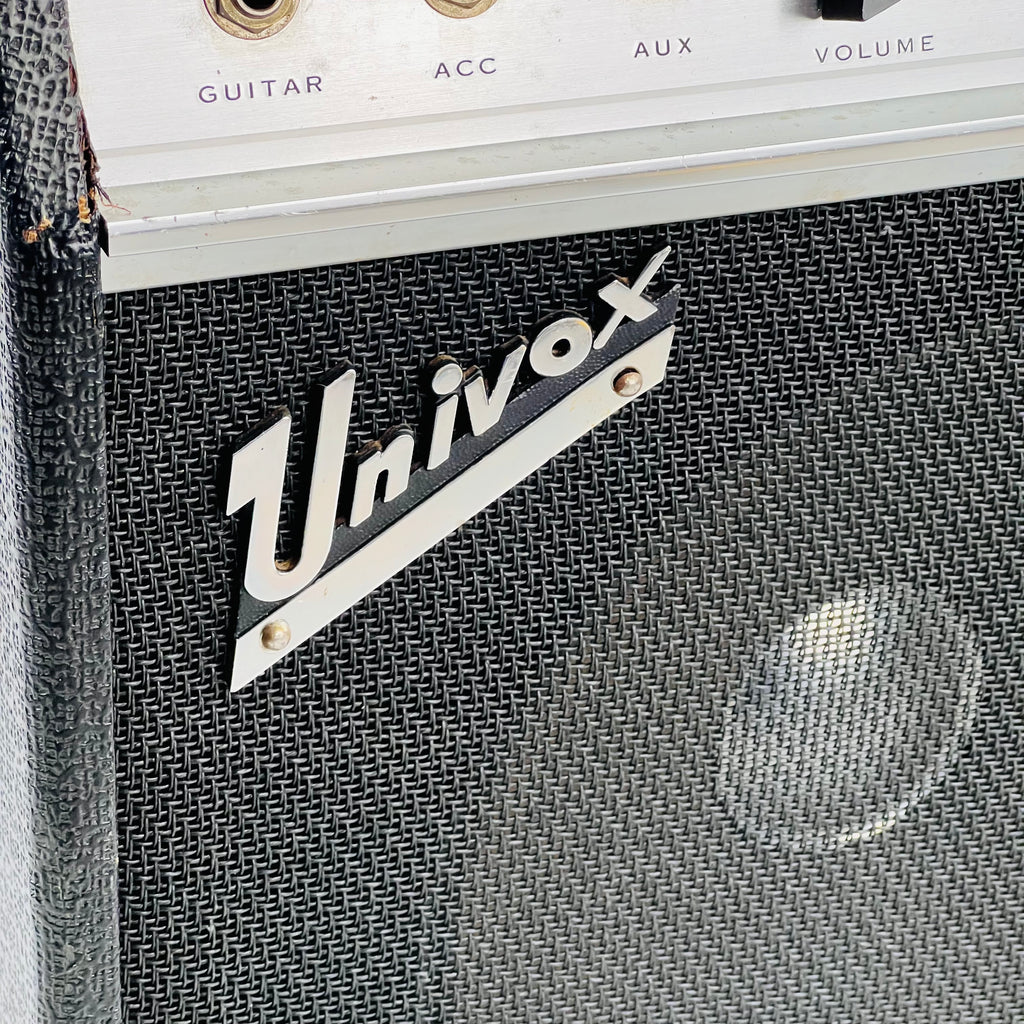 Univox U-45B 10w 1x12" Combo Amplifier with Tremolo 1968 - Black - 7