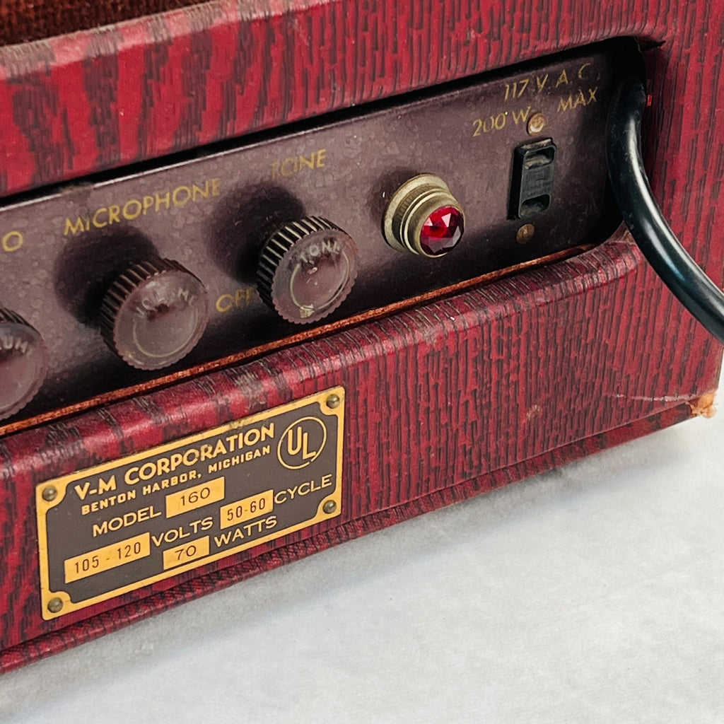V-M Model 160 1x10" Combo Amplifier 1953 - Red - 8