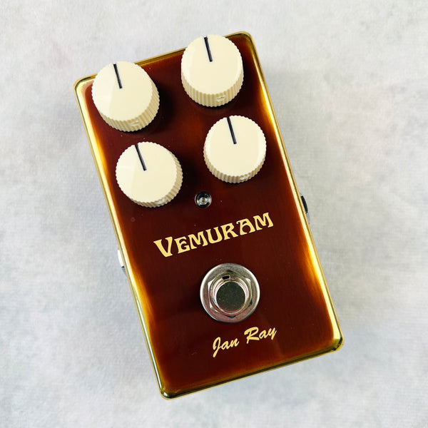 Vemuram Jan Ray Overdrive Guitar Effects Pedal Bronze Made In Japan - 1