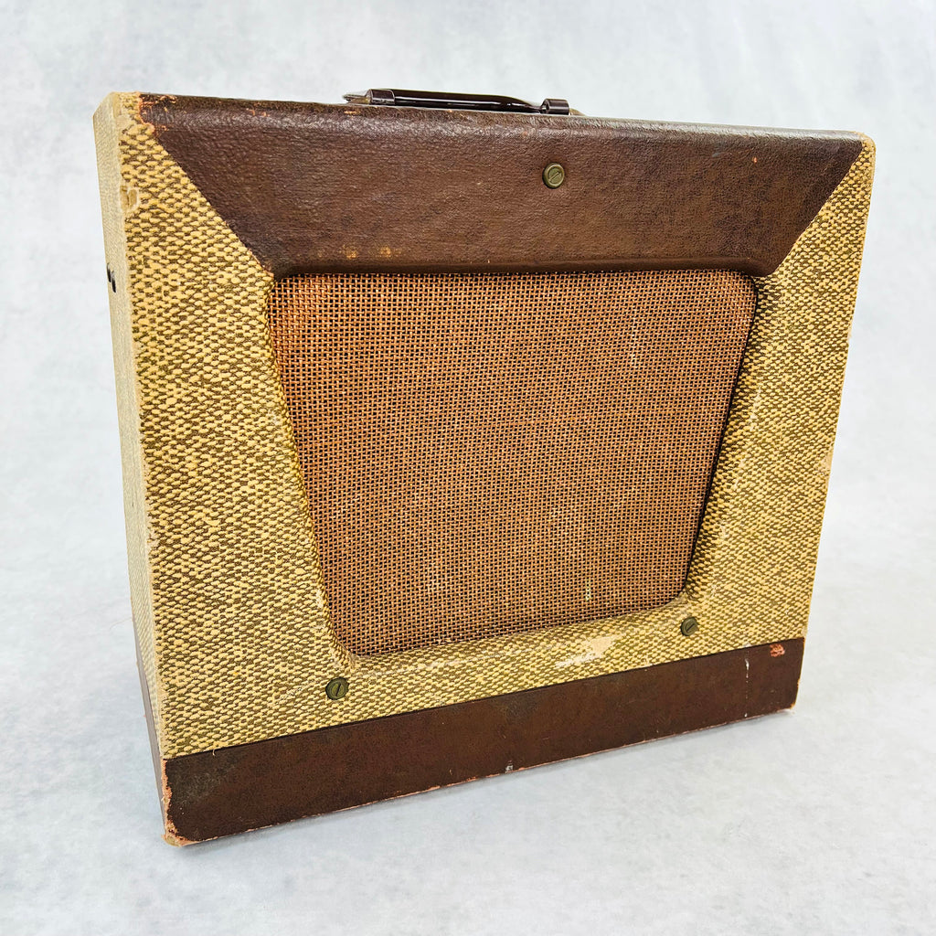 Vintage 1x10" Tube Combo Amplifier 1950s - Brown - 12