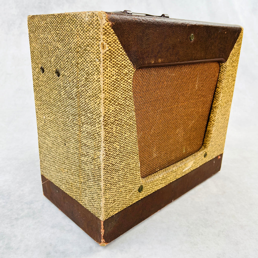 Vintage 1x10" Tube Combo Amplifier 1950s - Brown - 2