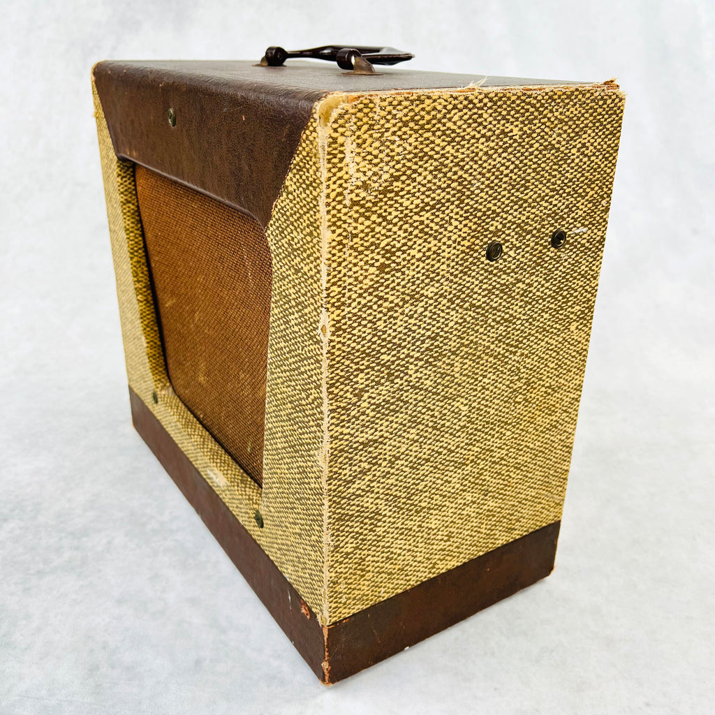 Vintage 1x10" Tube Combo Amplifier 1950s - Brown - 3