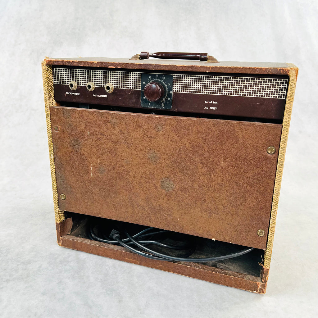 Vintage 1x10" Tube Combo Amplifier 1950s - Brown - 4