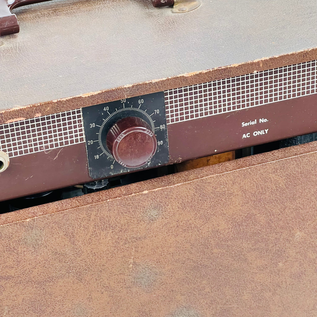 Vintage 1x10" Tube Combo Amplifier 1950s - Brown - 5