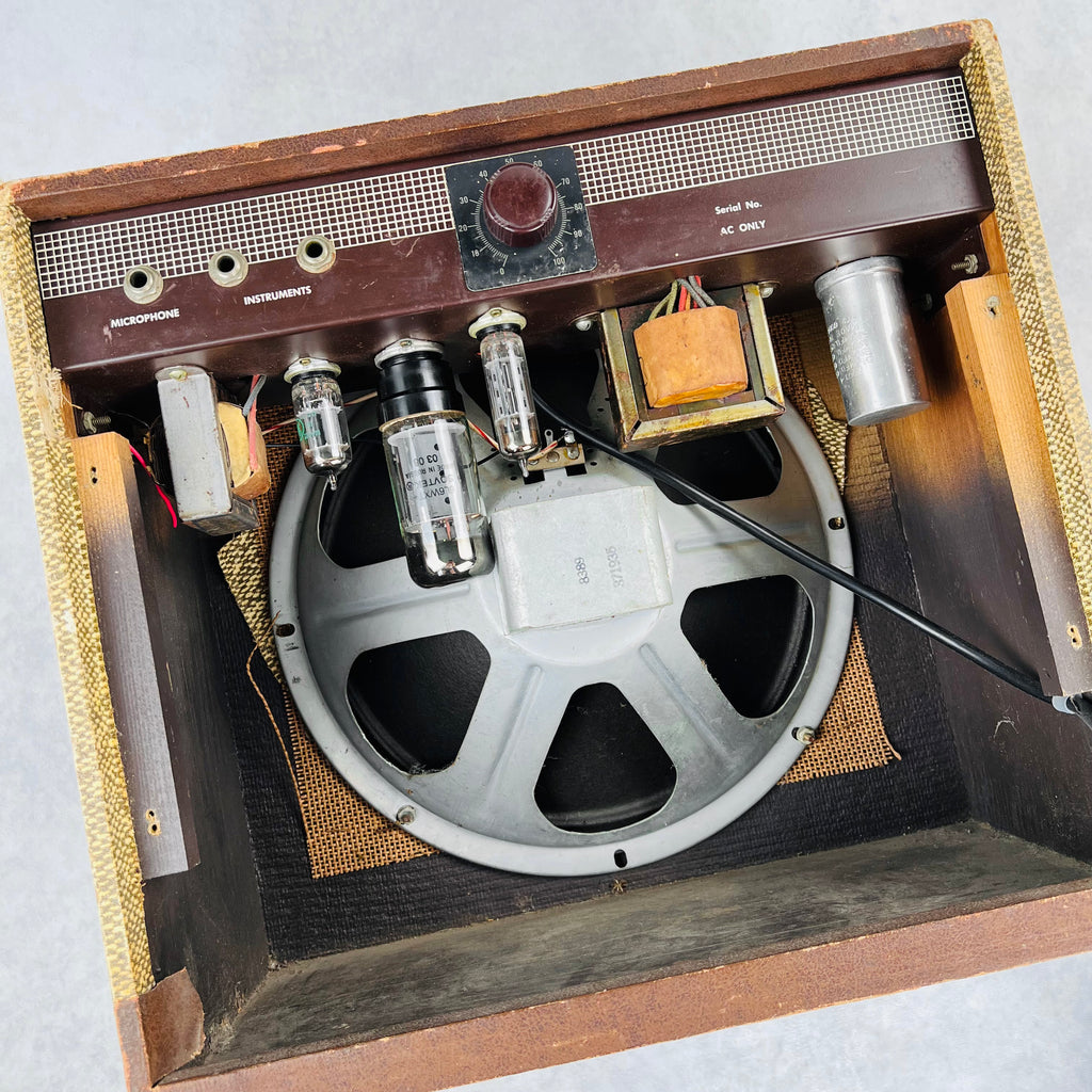 Vintage 1x10" Tube Combo Amplifier 1950s - Brown - 8
