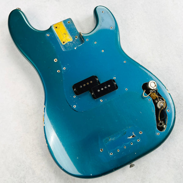 Fender Precision Bass 1963 Neck & 1965 Body - Lake Placid Blue - 8