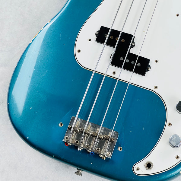 Fender Precision Bass 1963 Neck & 1965 Body - Lake Placid Blue - 4