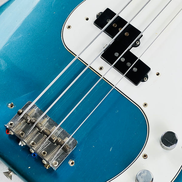 Fender Precision Bass 1963 Neck & 1965 Body - Lake Placid Blue - 7