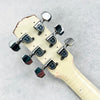 Vintage Gibson Melody Maker Historic Makeovers Joan Jett Replica Electric Guitar - Aged White with Stickers - 19